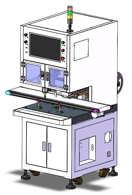 Single-Head Single-Feeder Vision Labeler